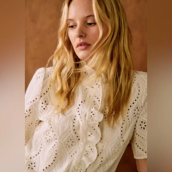 🇫🇷 Sézane Dalhia Blouse - Picture 2 of 10